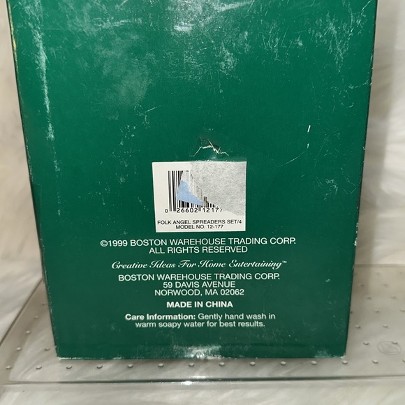 Boston Warehouse Christmas Folk Angels Cheese Butter Spreaders 1999 - Picture 8 of 8